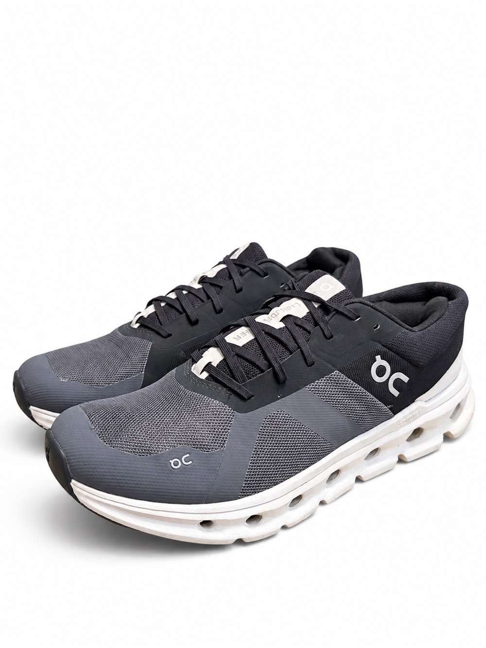 ON Cloudrunner Athletic Running Shoes Mens Size 11 Black White